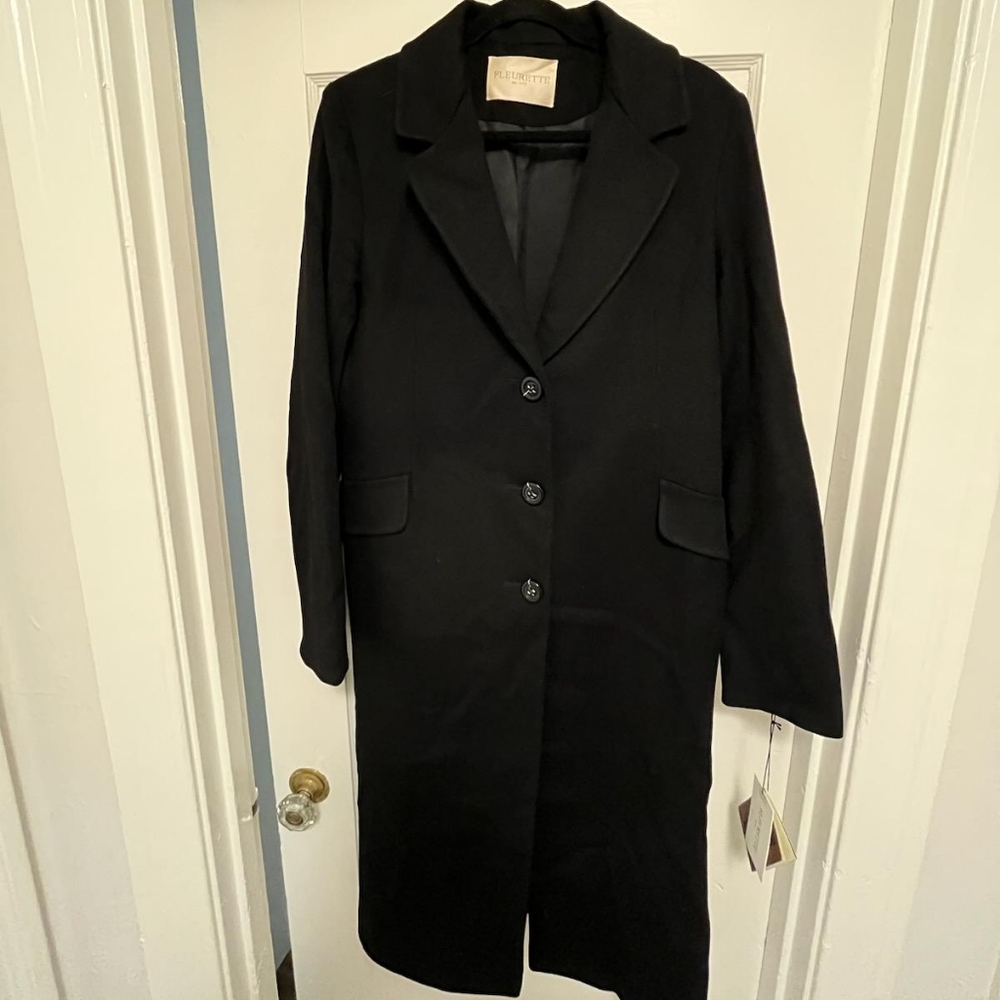 Fleurette Loro Piana Long Wool Coat